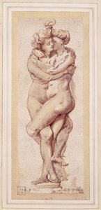 Omarmend paar door Peter Paul Rubens